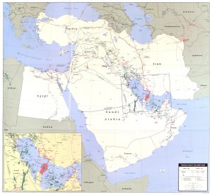 Petróleo y gas en Oriente Medio