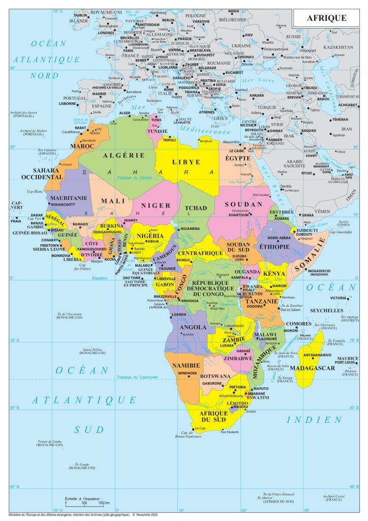 Mapa de África.