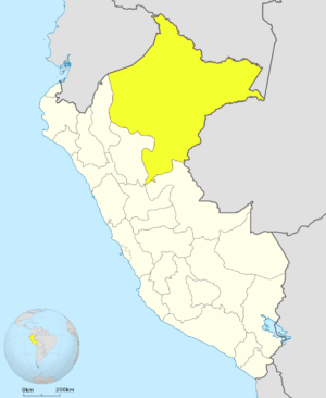 ¿Dónde está ubicado el departamento de Loreto?