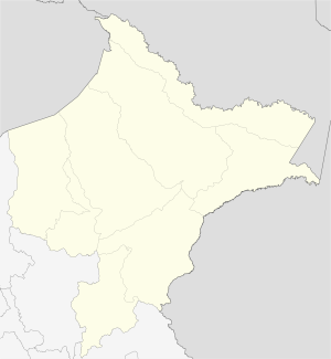 Mapa mudo del departamento de Loreto