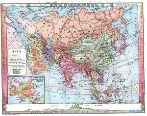 Asia física, política y económica, 1872