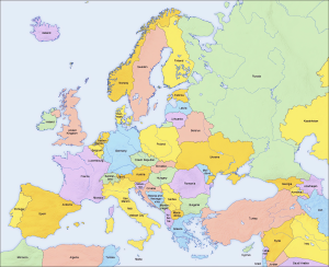 Países europeos.
