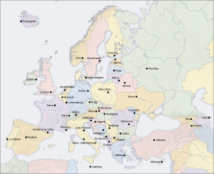 Capitales europeas.