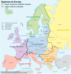 Regiones de Europa