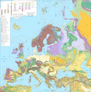 Mapa geológico de Europa