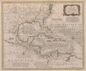 Mapa de las Indias Occidentales de 1720