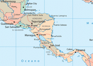 Países de América Central.