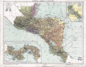 Centroamérica y Panamá en 1920