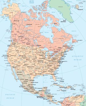 ¿Cuáles son los países de América del Norte?