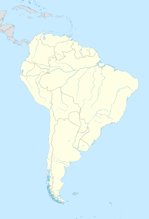 Mapa mudo de América del Sur