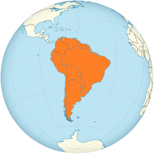 ¿Donde se encuentra América del Sur?