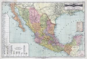 Carta general de los Estados Unidos Mexicanos de 1885