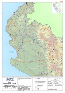 Mapa de relieve sombreado del departamento de Piura. Mapa de relieve sombreado del departamento de Piura.