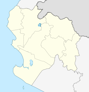 Mapa mudo del departamento de Piura