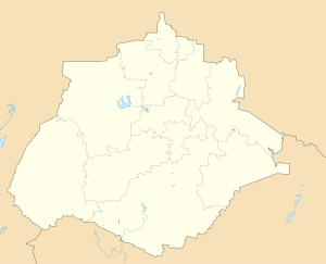 Mapa mudo del estado de Aguascalientes