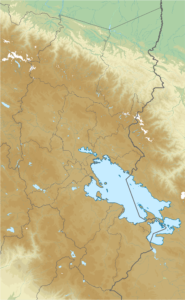Mapa físico en blanco del departamento de Puno.