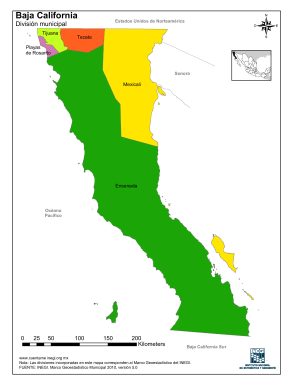 ¿Cuáles son los municipios de Baja California?