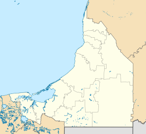 Mapa mudo del estado de Campeche