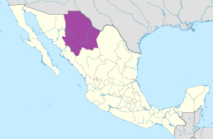 ¿Donde se encuentra el estado de Chihuahua?