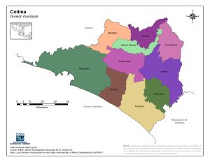 ¿Cuáles son los municipios del estado de Colima?