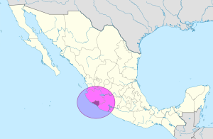 ¿Donde se encuentra el estado de Colima?