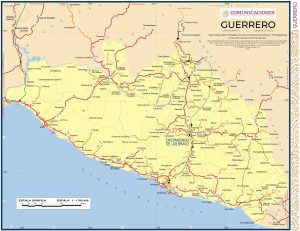 Mapa de Guerrero