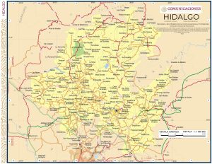 Mapa de Hidalgo