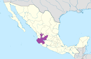 ¿Donde se encuentra el estado de Jalisco?