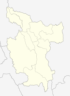 Mapa mudo del departamento de San Mart&iacute;n