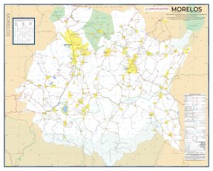 Mapa de carreteras de Morelos