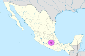 ¿Donde se encuentra el estado de Morelos?