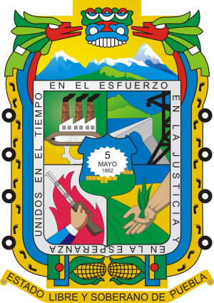 Escudo del estado de Puebla