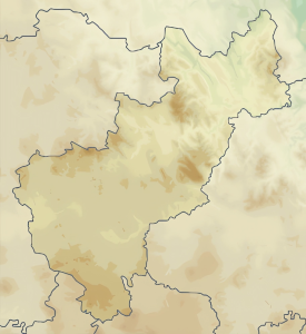 Mapa físico en blanco del estado de Querétaro.