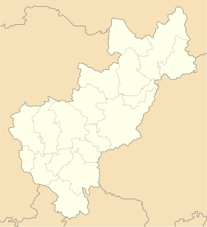 Mapa mudo del estado de Querétaro