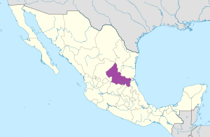 ¿Donde se encuentra el estado de San Luis Potosí?