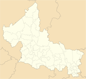 Mapa mudo del estado de San Luis Potosí