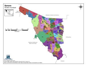 ¿Cuáles son los municipios de Sonora?
