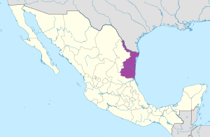 ¿Donde se encuentra el estado de Tamaulipas?