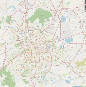 Plano de la red vial de la Ciudad de México