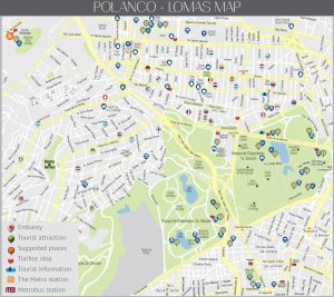 Atractivos turísticos en Polanco y Lomas (Ciudad de México).