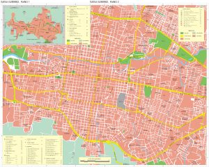 Mapa de Tuxtla Gutiérrez.