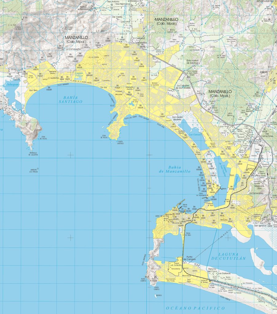 Plano de Manzanillo.