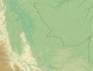 Mapa f&iacute;sico en blanco del departamento de Ucayali.