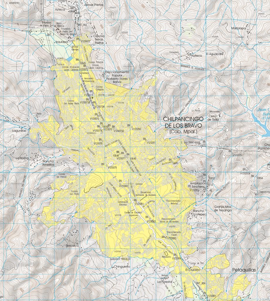 Plano de Chilpancingo.