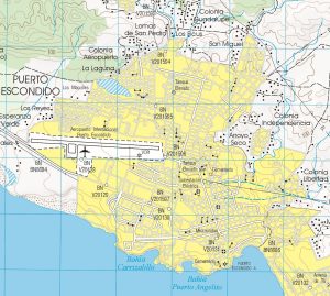 Plano de Puerto Escondido