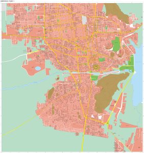 Mapa de Hermosillo.