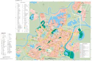 Mapa de Villahermosa, Tabasco.