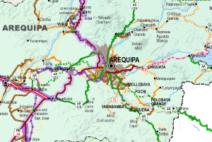 Accesos por carretera a la ciudad de Arequipa