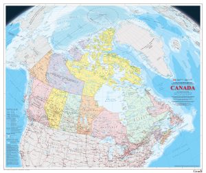 Mapa de Canadá