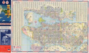 Mapa de Vancouver
